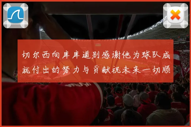 切尔西向库库道别感谢他为球队成就付出的努力与贡献祝未来一切顺利